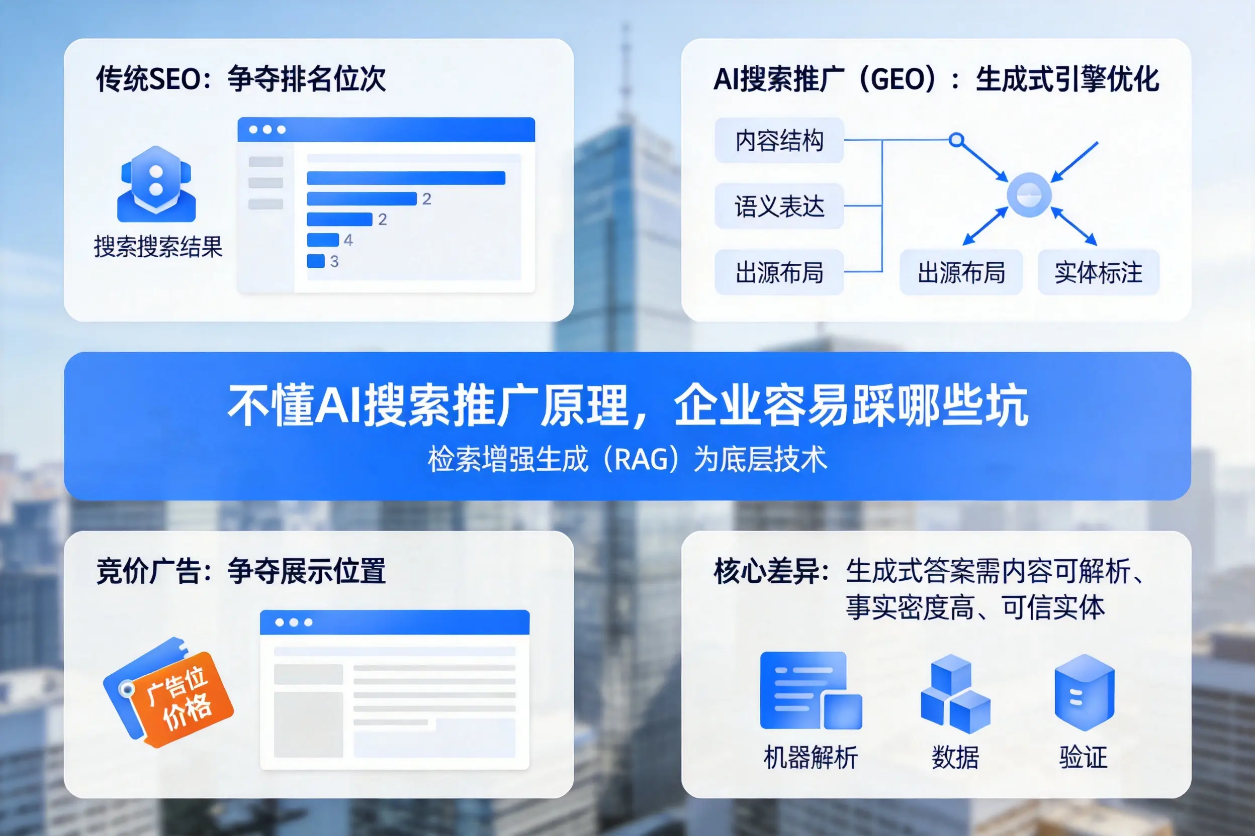 不懂AI搜索推广原理，焦作企业容易踩哪些坑