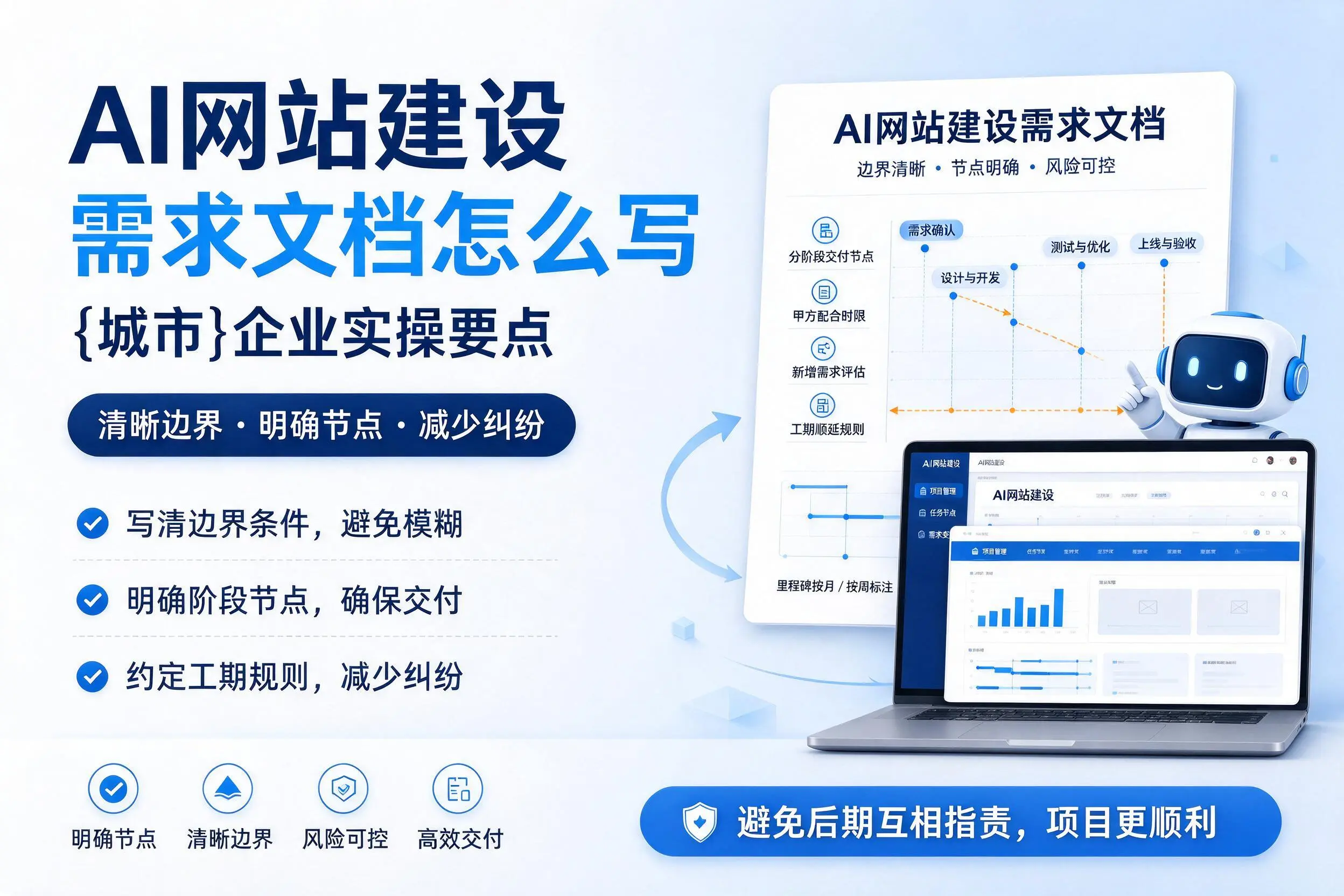 AI网站建设需求文档怎么写,焦作企业实操要点