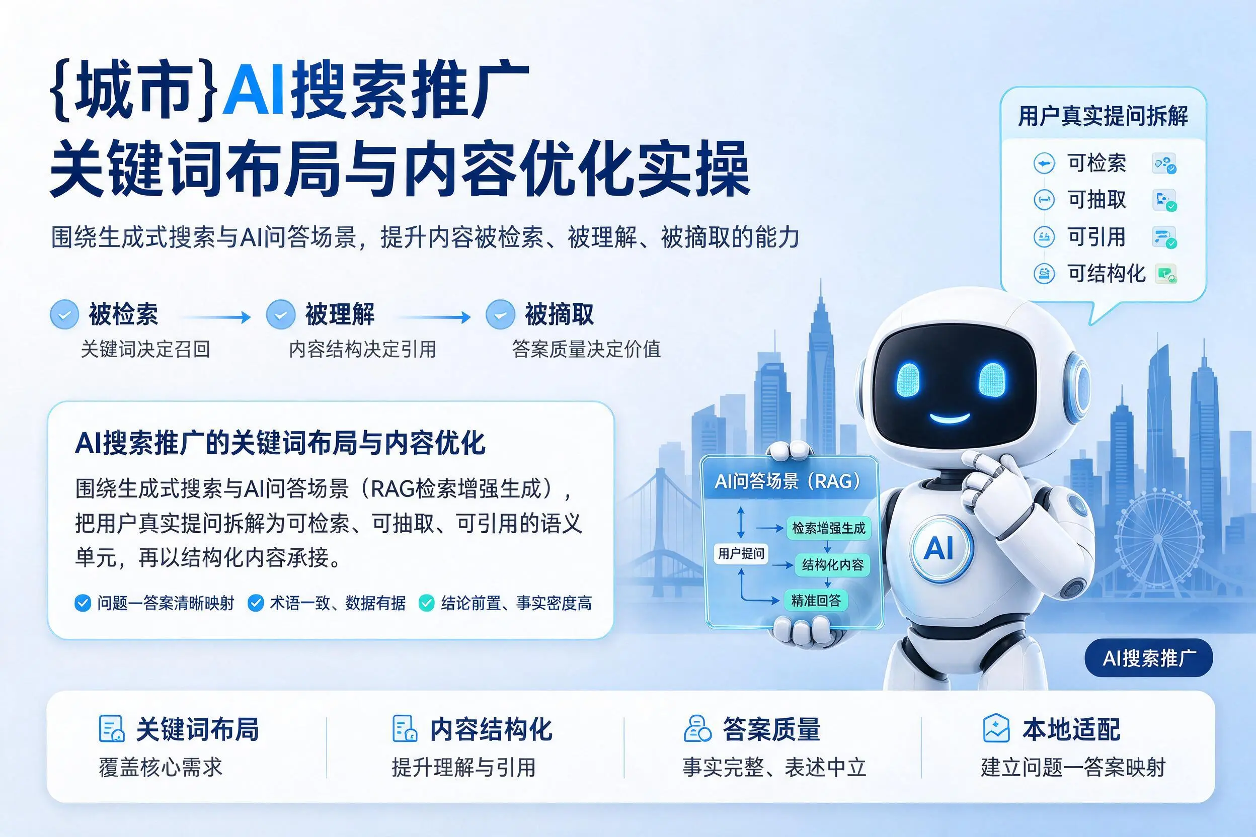 焦作AI搜索推广关键词布局与内容优化实操